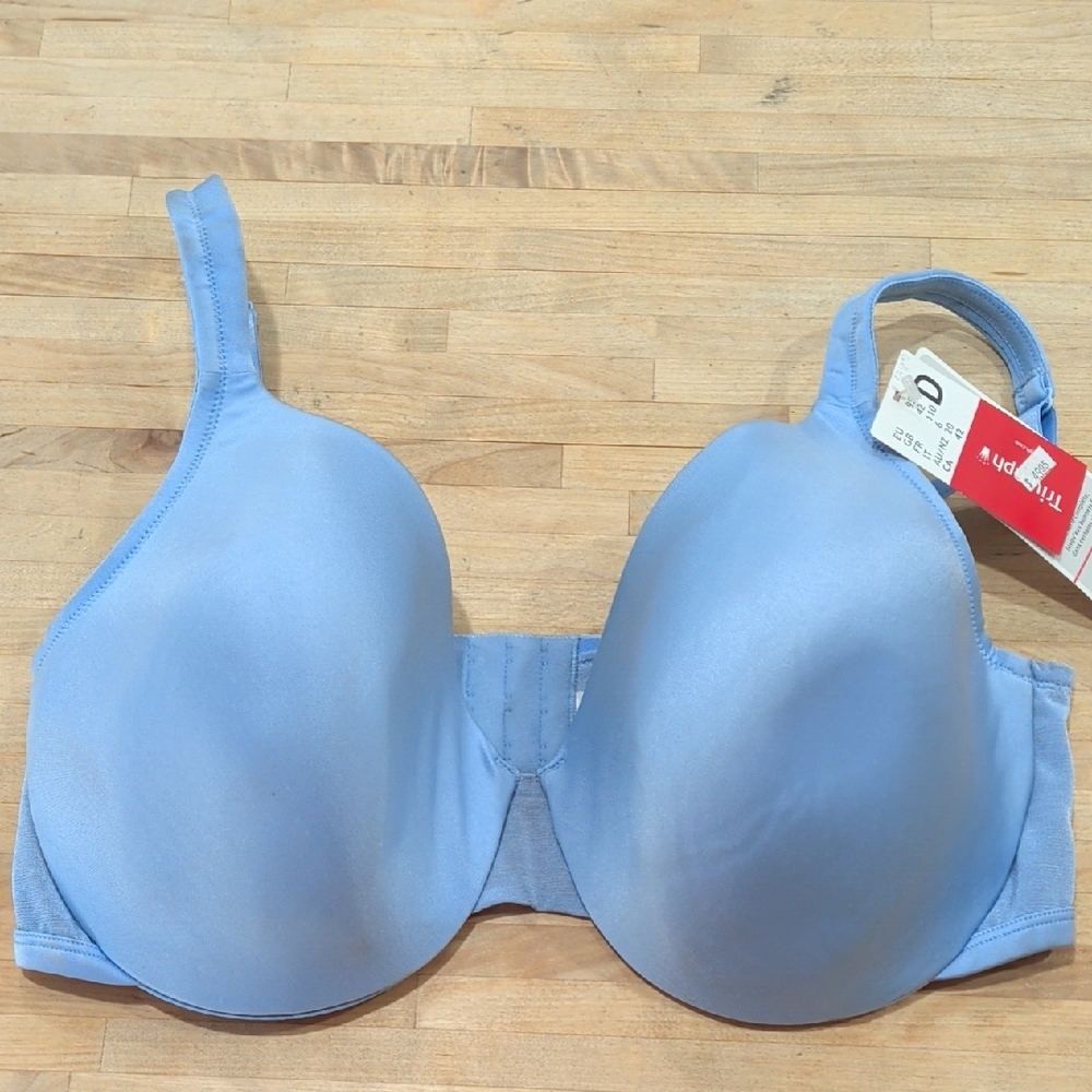 NWT Triumph Bra Blue Size 42D